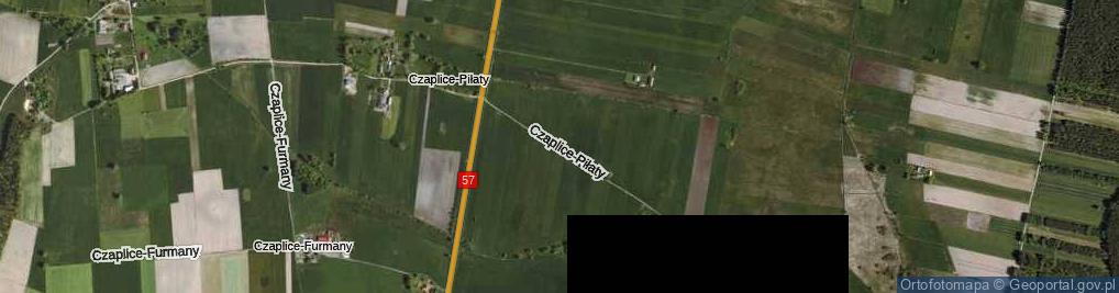 Zdjęcie satelitarne Czaplice-Piłaty ul.